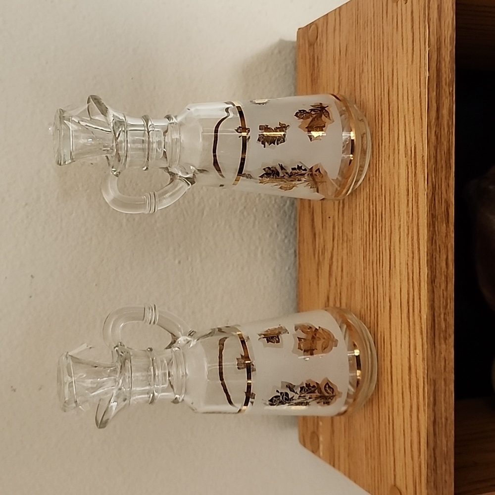 Vintage Anchor Hocking Oil And Vinegar Set - Picture 2 of 6